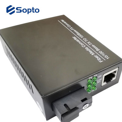 20km 1 Fiber 1 UTP Port 10/100M Fiber Ethernet Media Converter