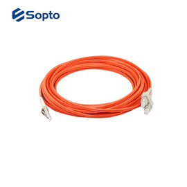 Simplex LC To SC Fiber Optic Patch Cords PVC Cable Jacket CE FCC ROHS Approval