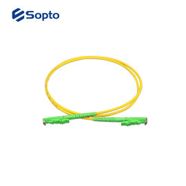 Simplex LC To SC Fiber Optic Patch Cords PVC Cable Jacket CE FCC ROHS Approval