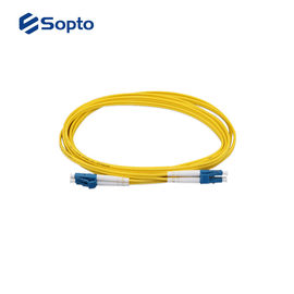 Simplex LC To SC Fiber Optic Patch Cords PVC Cable Jacket CE FCC ROHS Approval